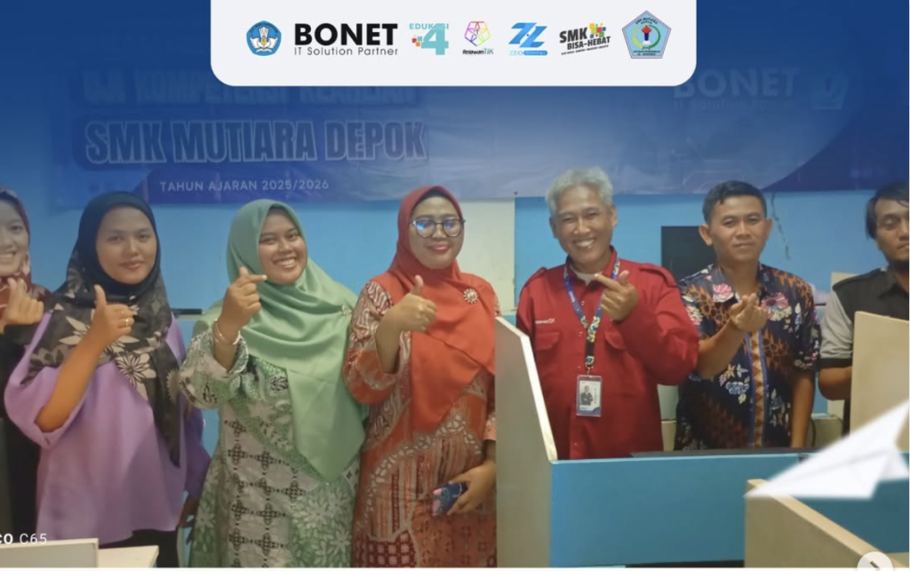 UKK 2026 di SMK Mutiara Depok telah sukses dilaksanakan dengan dukungan penuh dari PT Bonet Utama